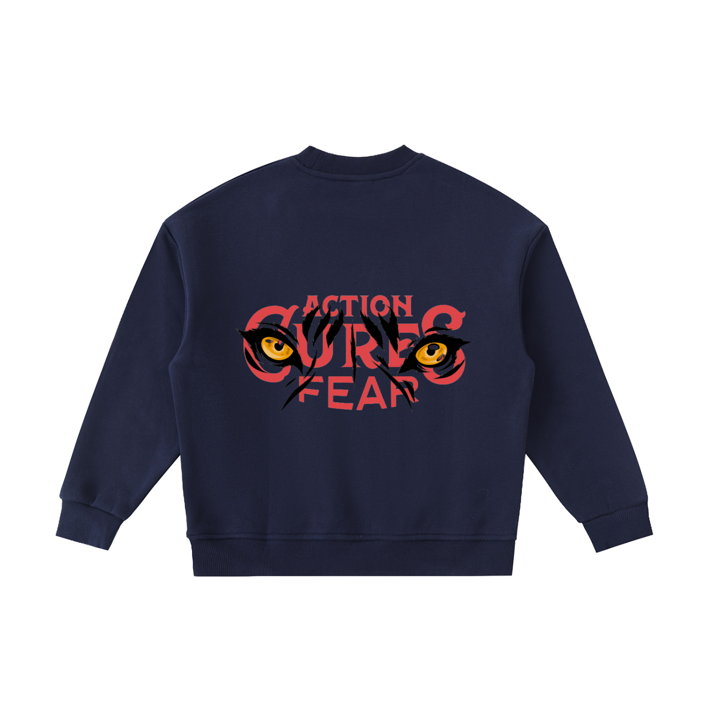 Action Cures Fear Kids' Crewneck Sweatshirt