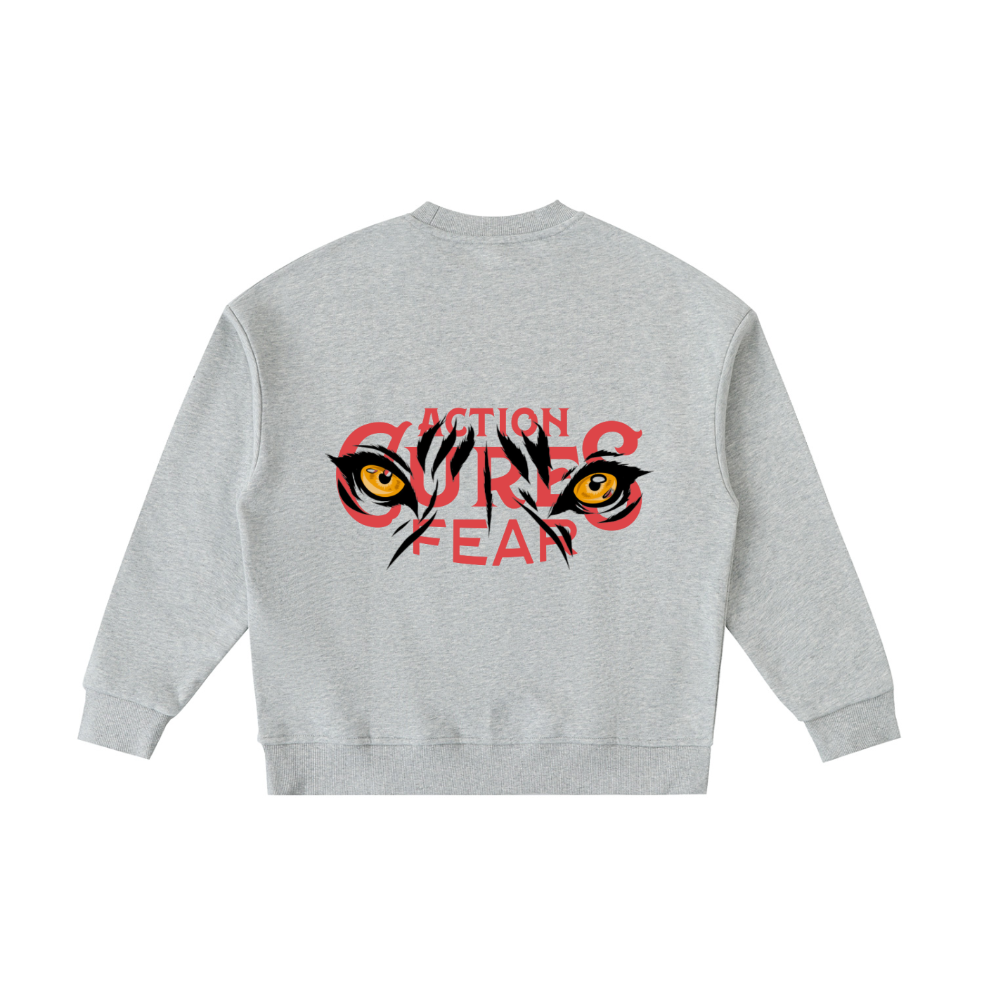 Action Cures Fear Kids' Crewneck Sweatshirt