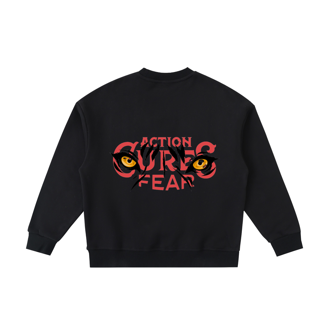 Action Cures Fear Kids' Crewneck Sweatshirt