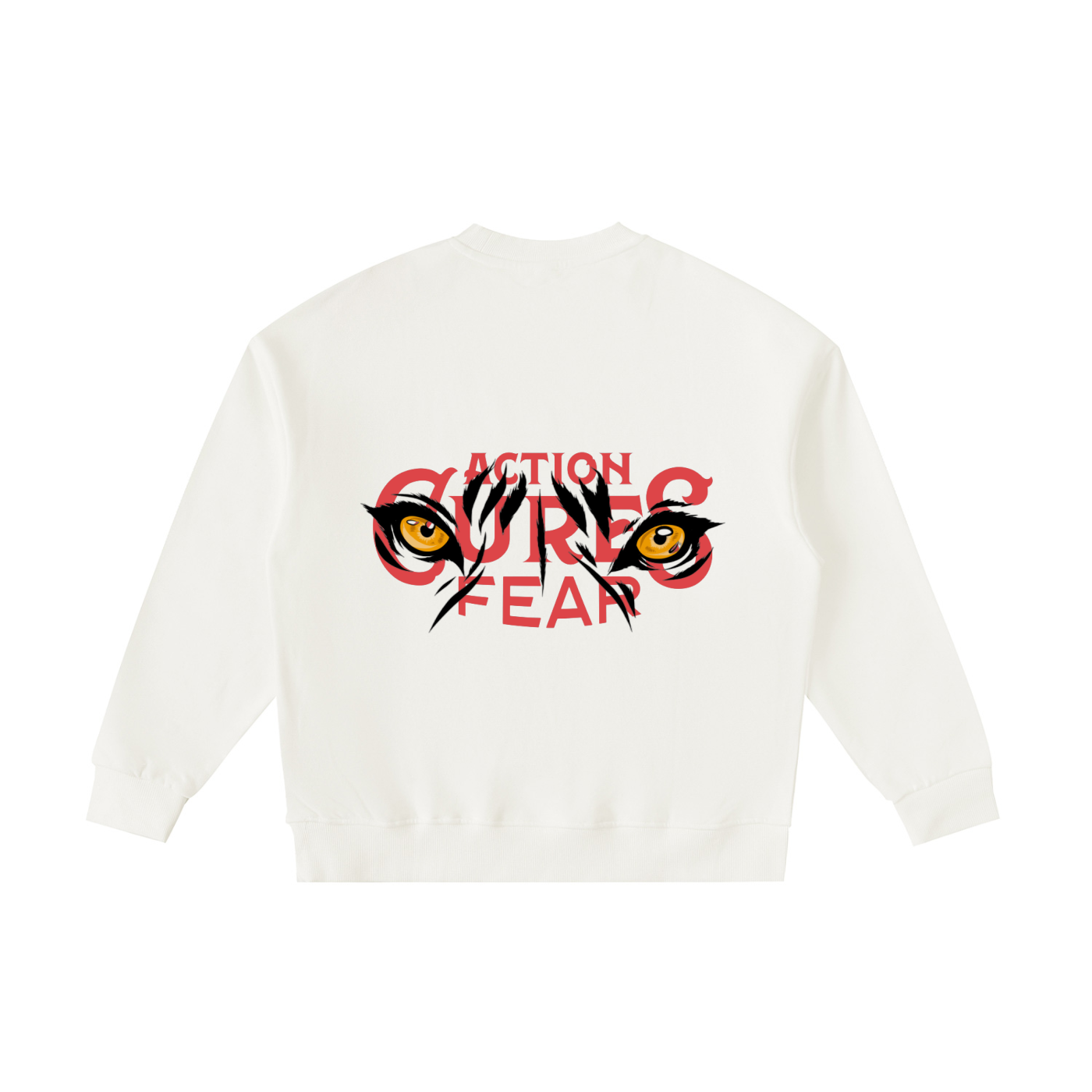 Action Cures Fear Kids' Crewneck Sweatshirt